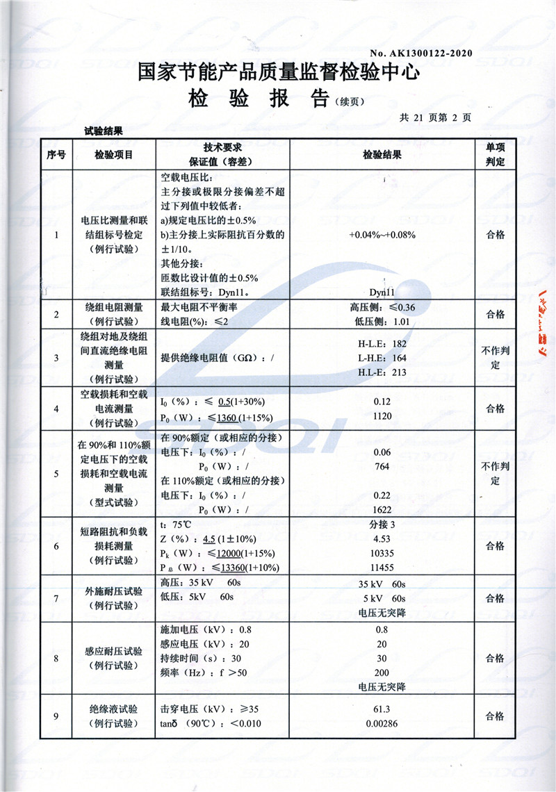 高低压试验报告-S11-1250神池神池神池油浸式变压器-2.jpg